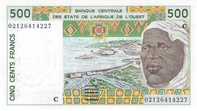 Burkina Faso p310Cm 500 Francs 2002